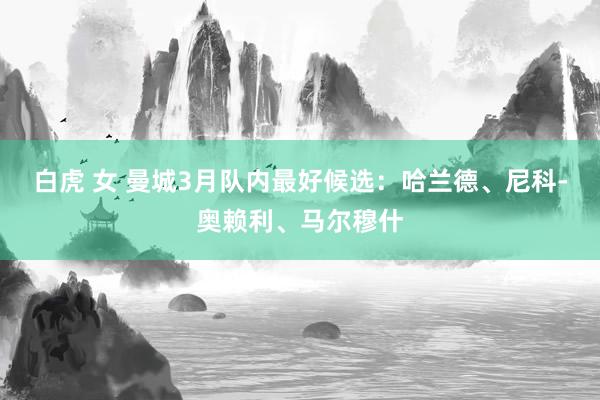 白虎 女 曼城3月队内最好候选：哈兰德、尼科-奥赖利、马尔穆什